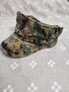 USMC Marpat Woodland Digital Camo Garrison Cover Hat Sekri Industries EGA S